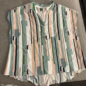 SHEIN Curve - Multicolor Top. Size 2XL. NWOT